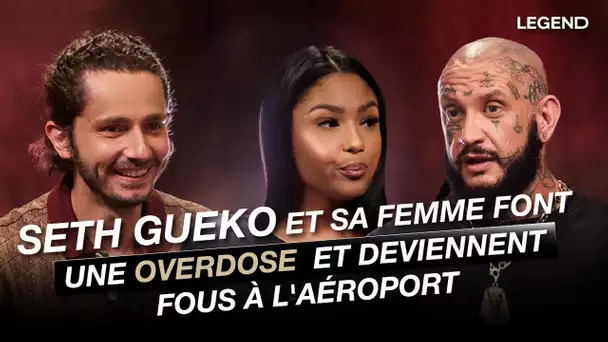 Seth Gueko et sa femme font une overd0se et deviennent fous à l'aéroport