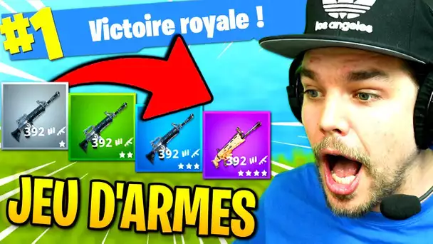 TOP 1 / JEU D&#039;ARMES sur Fortnite: Battle Royale !!