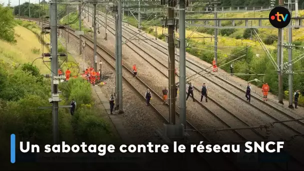 Un sabotage contre le réseau SNCF
