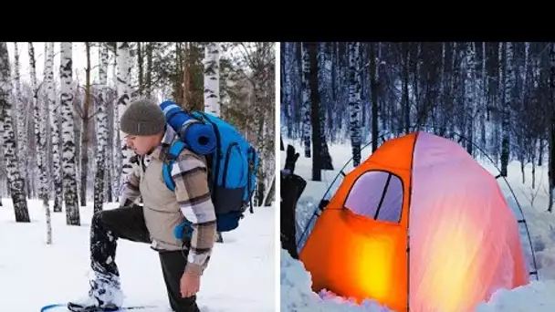 Astuces de camping futées à tester cet hiver !