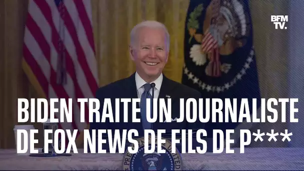 "Quel fils de p***": pensant son micro éteint, Joe Biden insulte un journaliste de Fox News