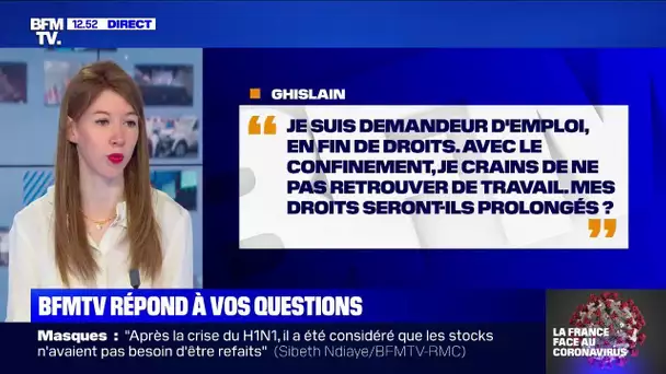 Les droits au chômage vont-ils être prolongés? BFMTV répond à vos questions