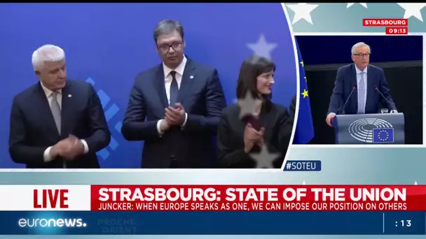 Discours de Jean-Claude Juncker sur l’état de l’Union européenne