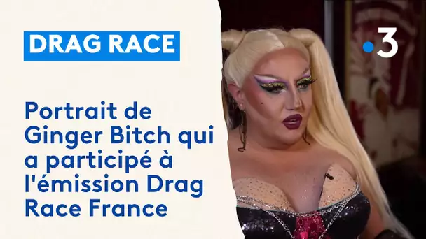 Portrait de Cédric alias Ginger Bitch qui a participé à l'émission Drag Race France