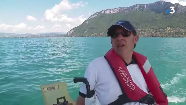 Sur le lac d'Annecy, les activités nautiques s'adaptent au handicap