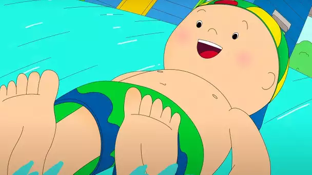 Caillou et le Toboggan Aquatique | Caillou en Français