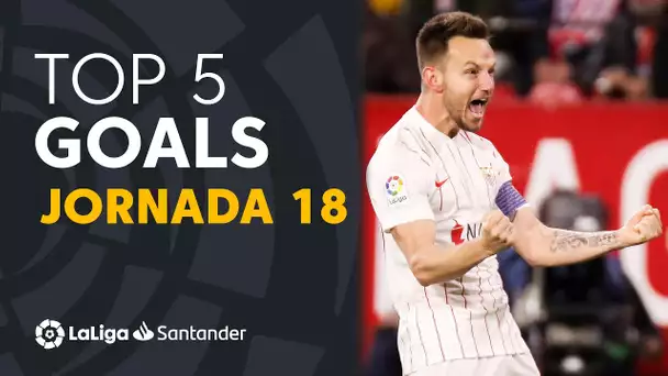 LaLiga TOP 5 Goles Jornada 18 LaLiga Santander 2021/2022