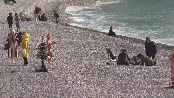 Côte d'Azur : un redoux qui fait le bonheur des touristes venus en nombre