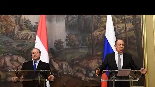 Relations russo-syriennes : conférence de presse conjointe de Lavrov et al-Meqdad à Moscou