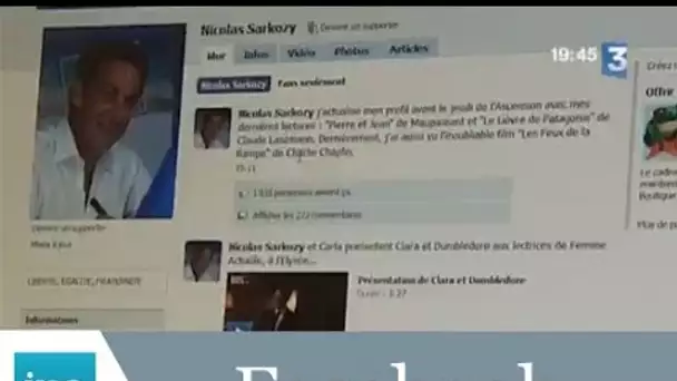 Nicolas Sarkozy et sa page Facebook - Archive INA