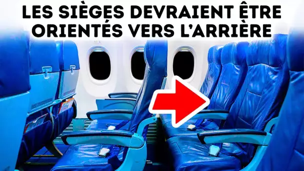 Pourquoi Les Sièges D'avion Sont Tournés Dans Le Mauvais Sens