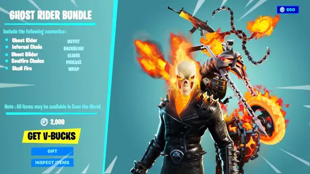 V-BUCKS MOINS CHERS AVEC UN NOUVEAU PARTENARIAT FORTNITE + L'ENSEMBLE GHOST RIDER ! (FORTNIITE NEWS)