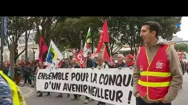 Manifestation intersyndicale du 9 octobre à Lyon