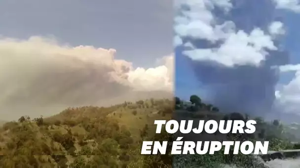 L'éruption du volcan La Soufrière continue de recouvrir l'île Saint-Vincent de cendres