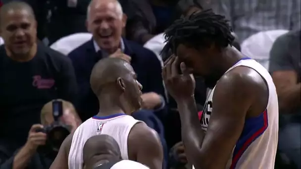When Chris Paul and DeAndre Jordan Hilariously Bumped Heads!