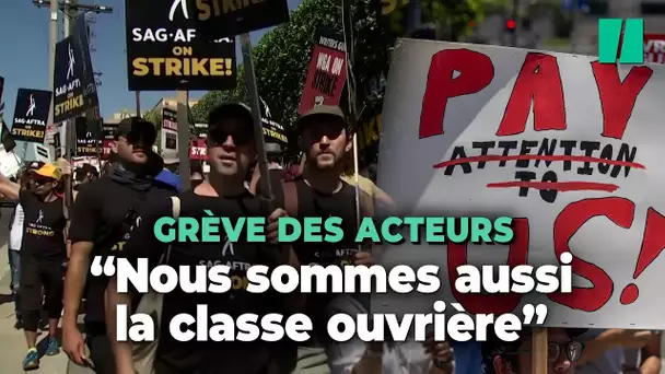 Grève à Hollywood : « Nous sommes aussi la classe ouvrière », protestent les acteurs à Los Angeles