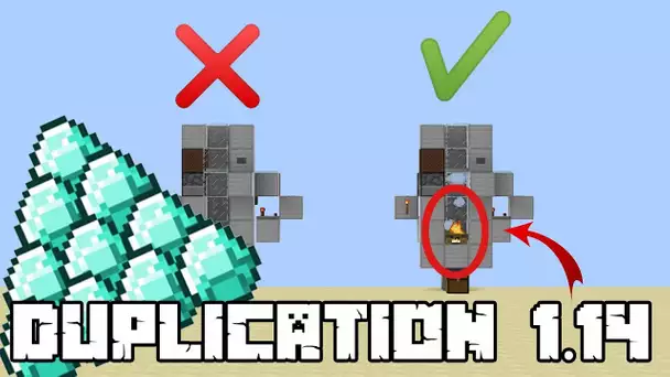 Minecraft Duplication 1.14 / 1.14.2 / 1.14.3 - Diamants infinis !