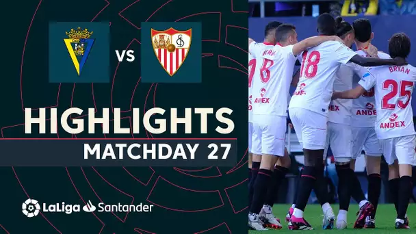 Resumen de Cádiz CF vs Sevilla FC (0-2)