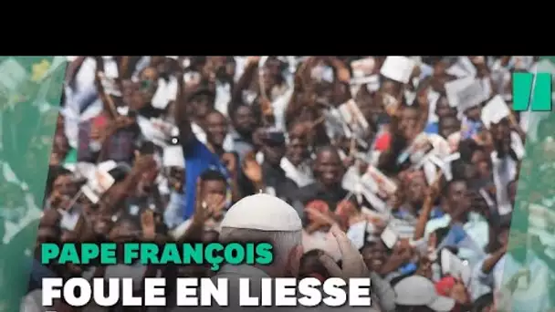 Le pape François accueilli en rockstar par les Congolais à Kinshasa