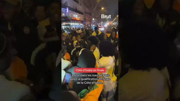 La joie des supporters ivoiriens à Paris
