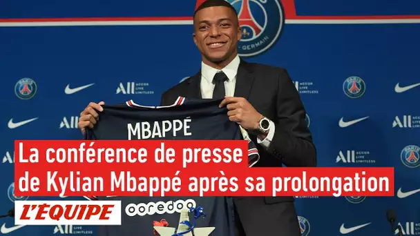 La conférence de presse de Kylian Mbappé après sa prolongation au PSG