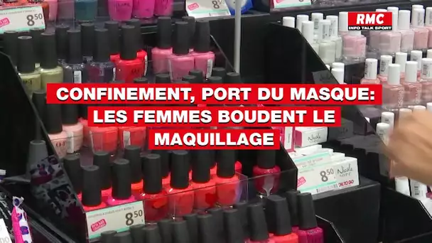 Confinement, port du masque: les femmes boudent le maquillage