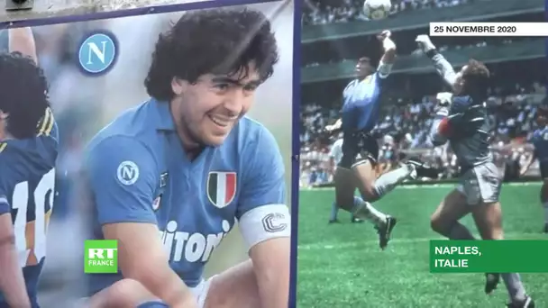 Les fans de Diego Maradona lui rendent hommage à travers le monde