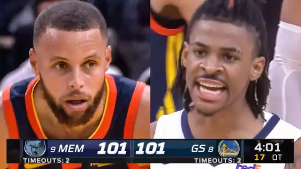 WILD OT ENDING Grizzlies vs Warriors 2021 NBA Play-In Tournament Game