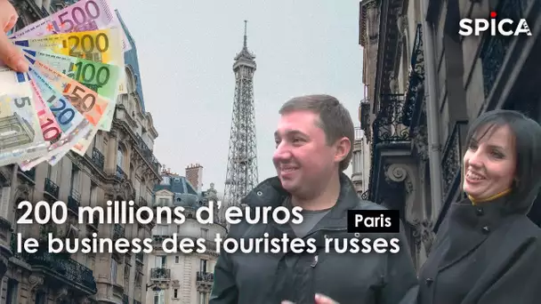 200 millions d'euros : le business des touristes russes / Paris