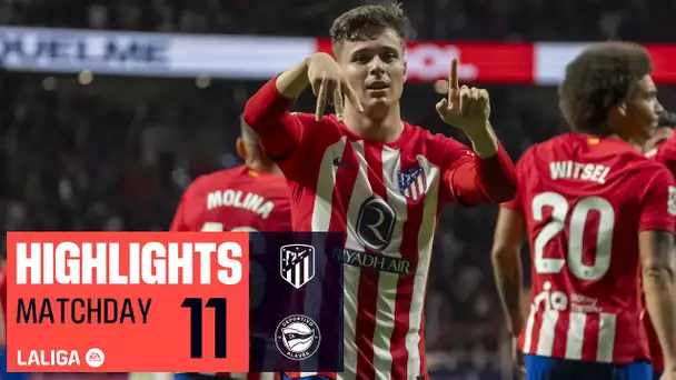 Resumen de Atlético de Madrid vs Deportivo Alavés (2-1)