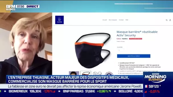Elisabeth Ducottet (Thuasne) : Thuasne commercialise son masque barrière pour le sport