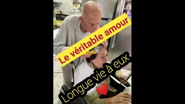 Un homme de 92 ans teint sa femme pendant la quarantaine - l'image devient virale dans le monde ....