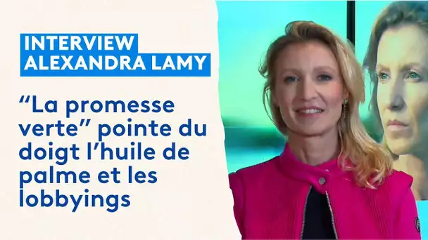 Interview d'Alexandra Lamy pour le film  "La promesse verte" en avant-première aux Sables-d'Olonne