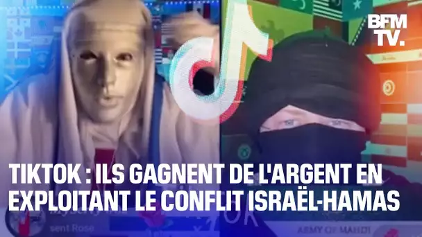 Guerre Israël-Hamas: comment Tiktok et des influenceurs gagnent de l'argent en exploitant le conflit