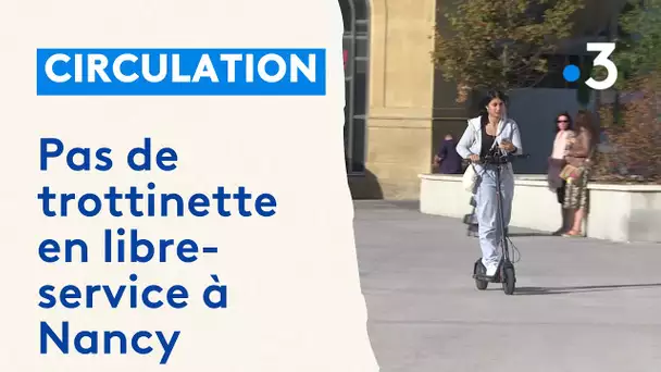 Les trottinettes à Nancy