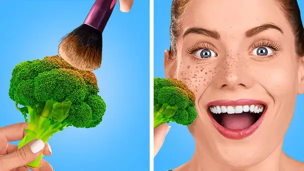 Des astuces beauté géniales avec des résultats époustouflants 💄🥦 À essayer avec vos amis