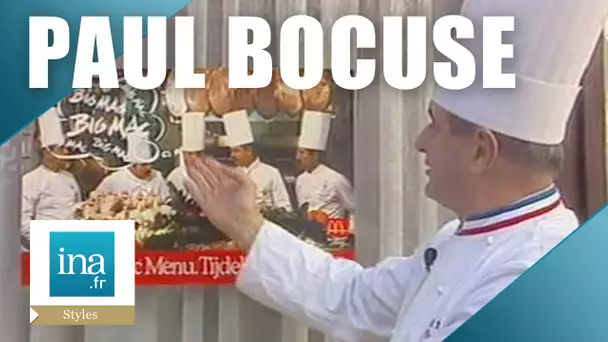 Paul Bocuse "Campagne de pub pour McDonald's" | Archive INA