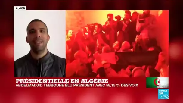 Présidentielle en Algérie : "Élection truquée, pas d'État militaire !", scande la rue