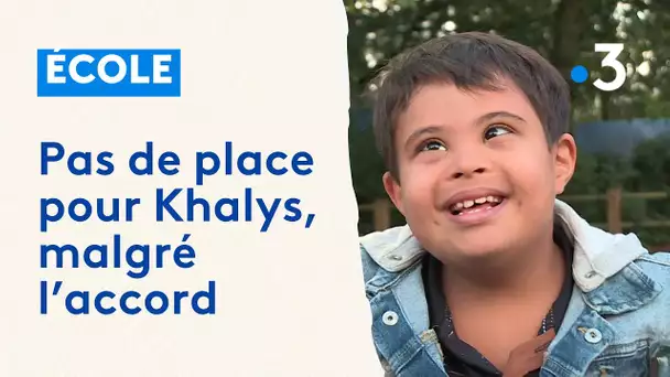 Khalys, un enfant handicapé, n'a pas de place à l'école