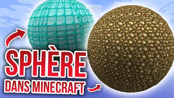 EXPÉRIENCE: DES SPHÈRES ET DES CERCLES DANS MINECRAFT !