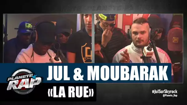 Jul & Moubarak - Freestyle "La rue" [Part3] #PlanèteRap