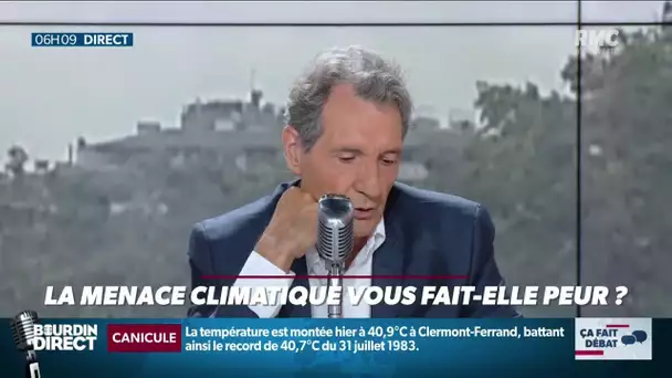 La menace climatique vous fait-elle peur? Ça fait débat sur RMC