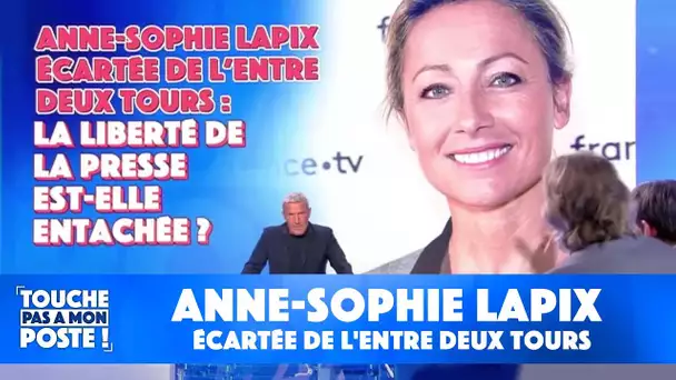 Anne-Sophie Lapix écartée de l'entre deux tours