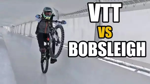 DEFI : Déscendre une piste de BOBSLEIGH en VTT ! (feat. Tom Barrer)