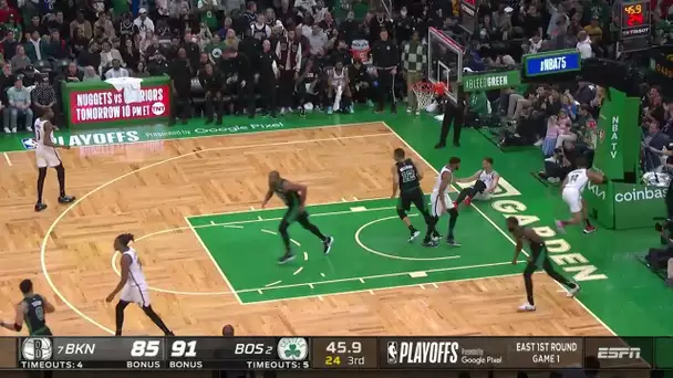Jaylen Brown Erases Shot On One End & Scores On The Other