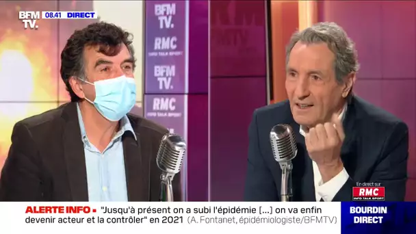 Arnaud Fontanet face à Jean-Jacques Bourdin en direct