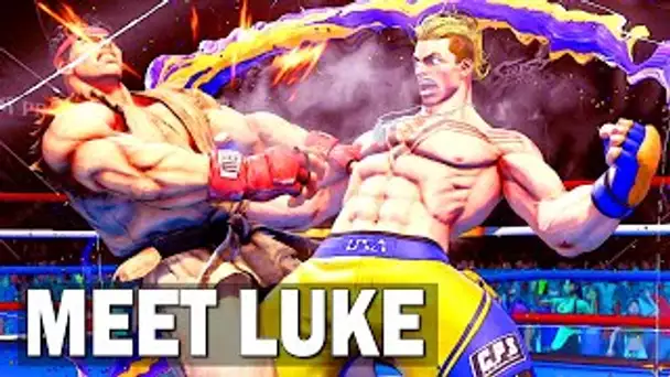 Street Fighter 5 : LUKE, le tout dernier perso de la série (Gameplay Trailer)