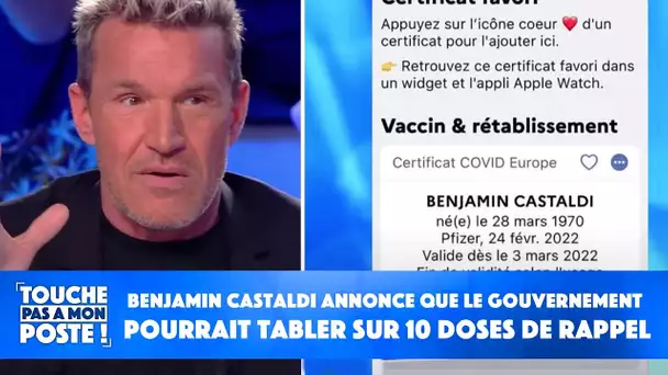 Benjamin Castaldi annonce que le gouvernement pourrait tabler sur 10 doses de rappel