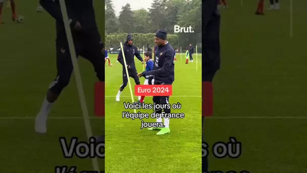 Euro 2024 : les jours où l'équipe de France jouera