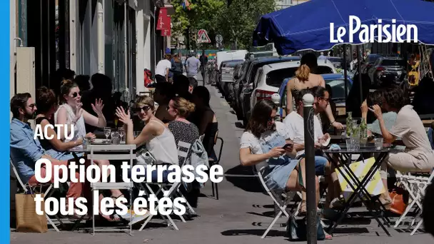 Paris : les terrasses éphémères pérennisées tous les étés, du 1er avril au 31octobre